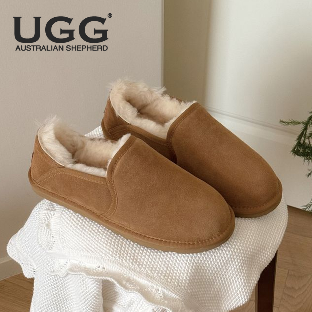 호주 에버어그 반 이지온 겨울 방한 양털 남성 블로퍼 슬립온 로퍼 AS2098