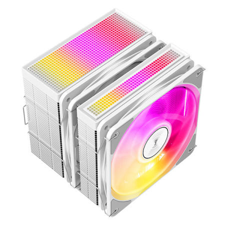 JIUSHARK JF500 Ruby AUTO RGB (화이트) CPU공랭쿨러