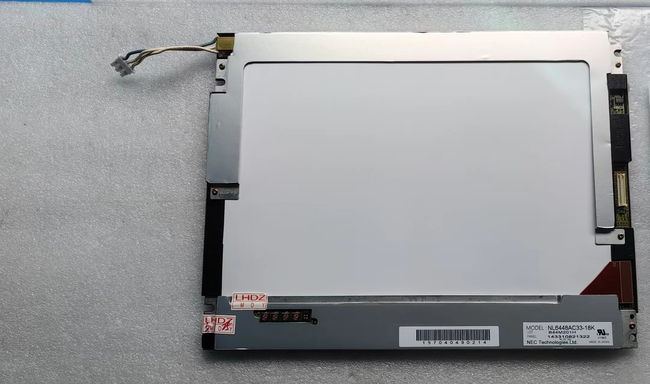 NL6448AC33-18K LCD 디스플레이 화면