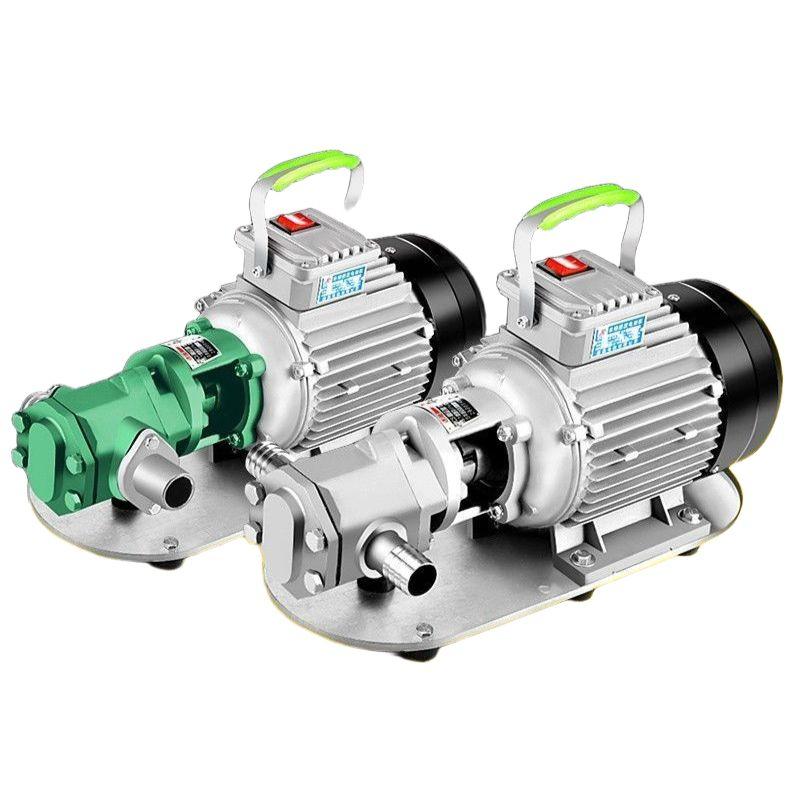 스텐 자동 오일 주유 드럼 자바라 급유 펌프 370W 220V - 상품 이미지