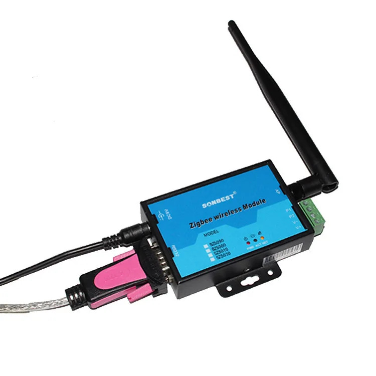 ZIGBEE 무선 데이터 수집 모듈 MODBUS RTU 프로토콜 수신 거리 스위치 가능