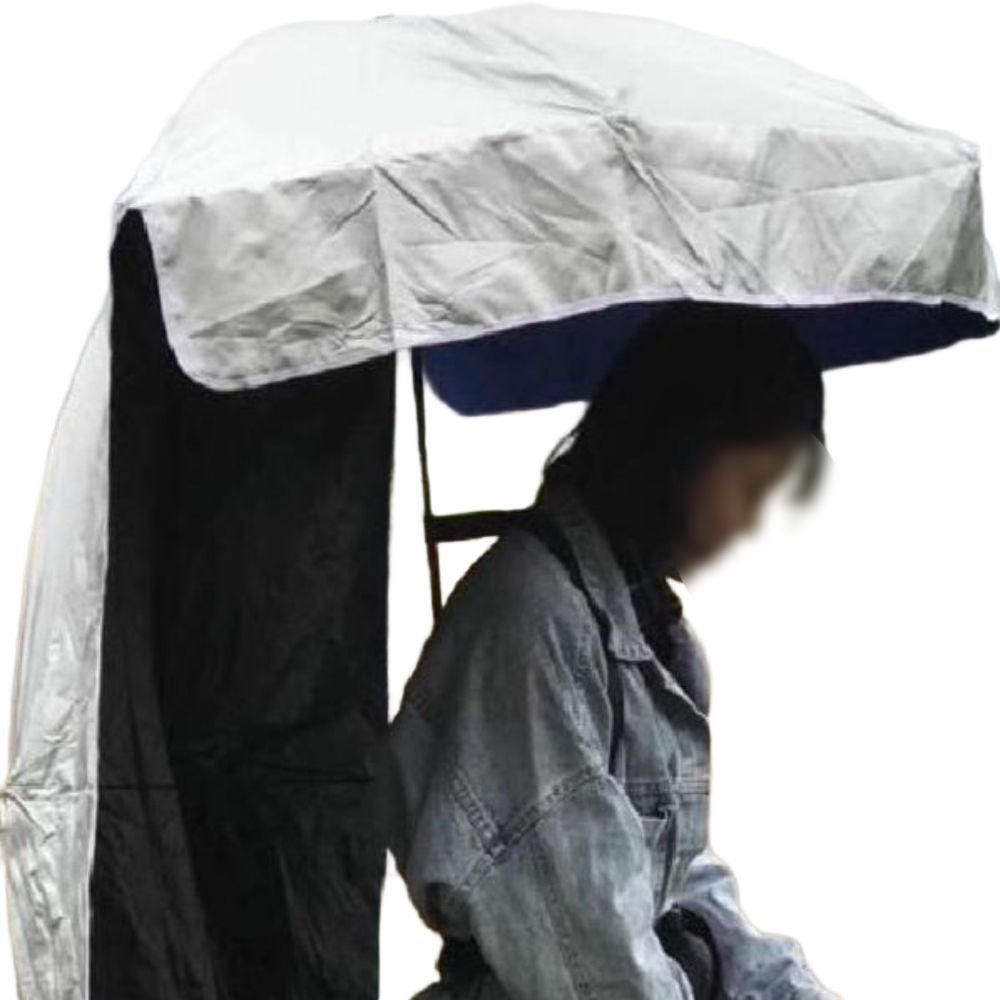 우산 모자 밭일 파라솔 햇빛가리개 양산 백팩 농사용 배낭형 밝은 실버 - 상품 이미지