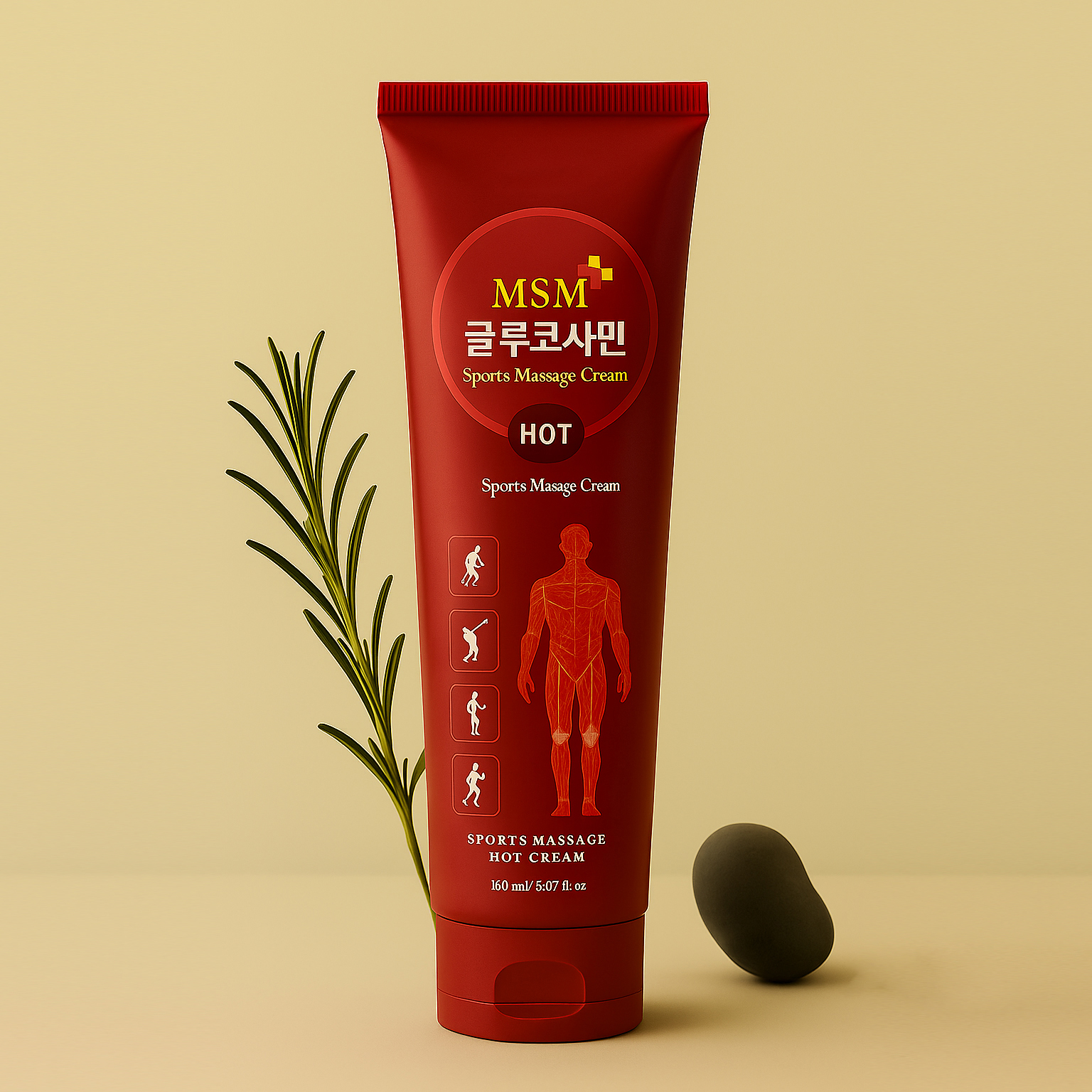 리포레 MSM 열크림 허리 요추 온열 케어 마사지 마트리카리아 150ml, 1개 - 상품 이미지