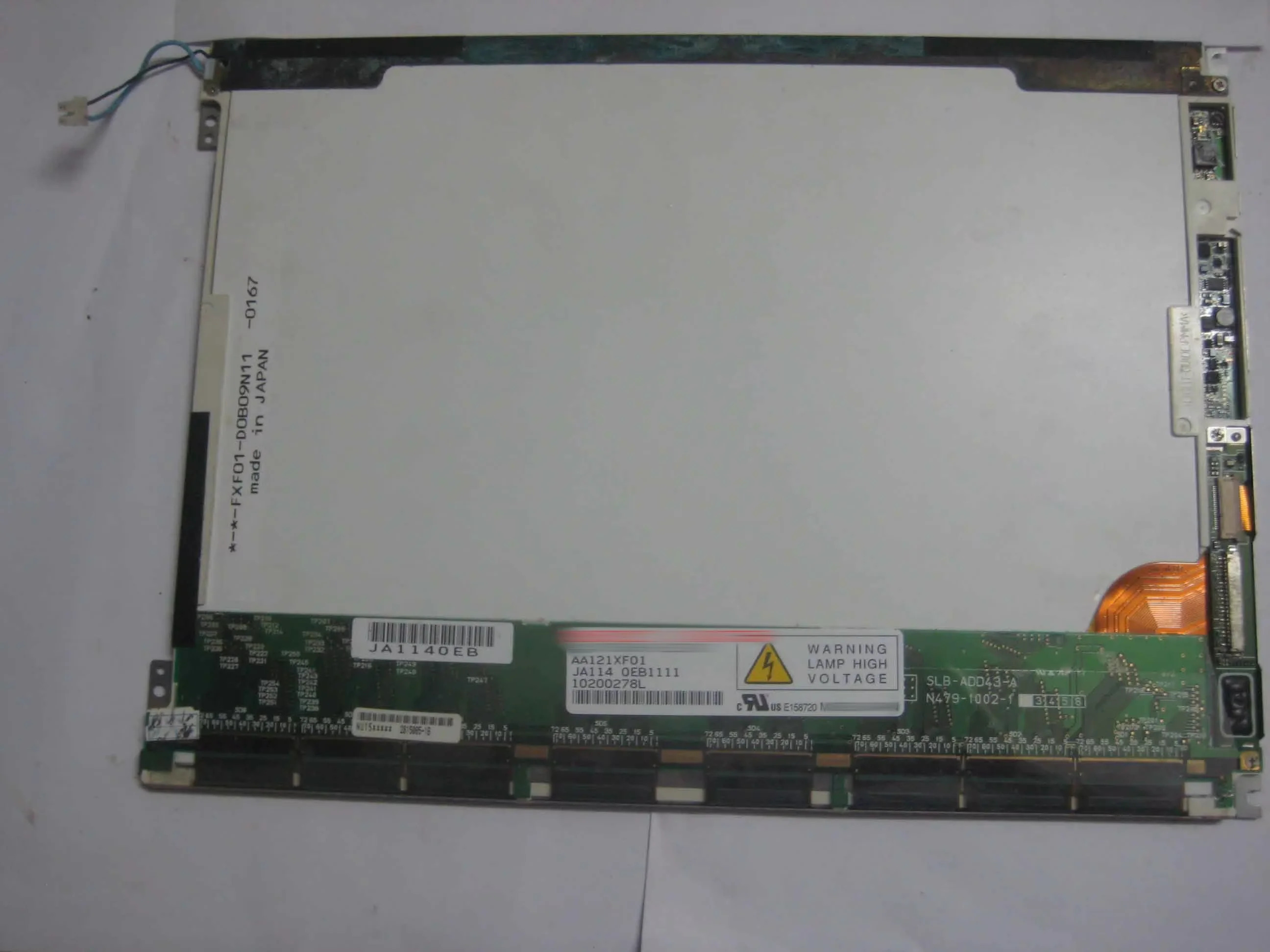 AA121XF01 LCD 디스플레이 화면