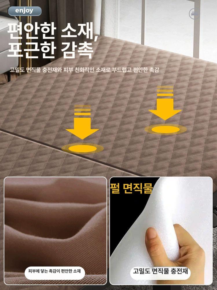 병원침대 병실 베드 시트 접이식 요양 간호 간이 한의원 슈퍼 두꺼운 소재 190x60cm 스탠드 구조 완제품 - 상세 이미지 5
