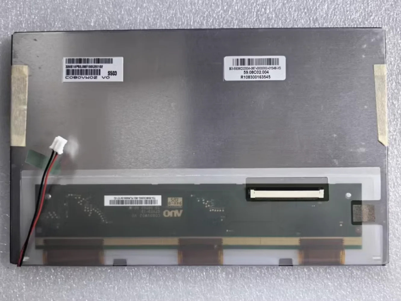 C080VW02 V0 LCD 디스플레이 화면