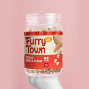 [강아지의날] 퍼리타운 동결건조 간식 닭가슴살 50g 강아지 고양이 근력... 솔직 후기 | 실제 사용자 리뷰 총정리 - 상품 이미지 2