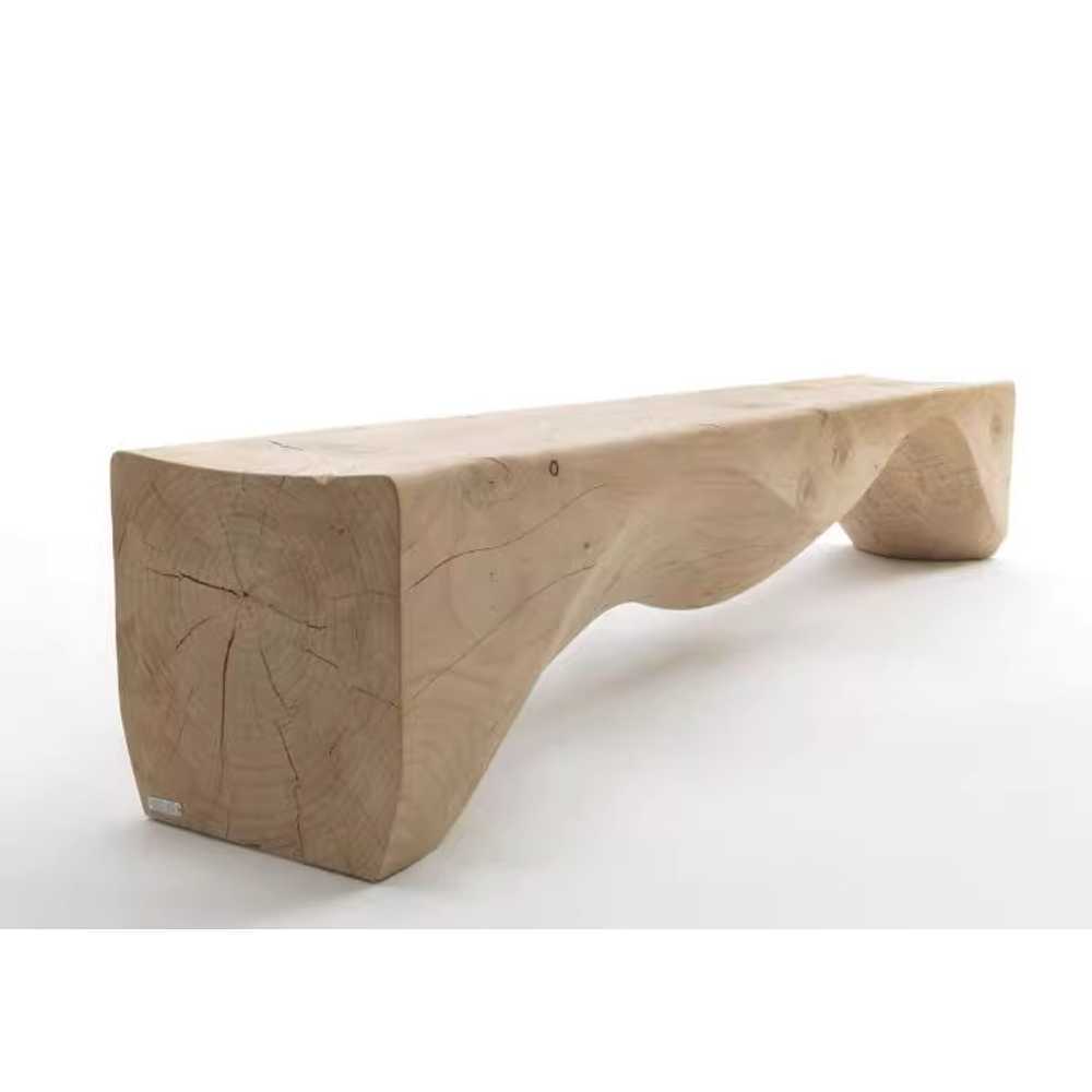 통나무 벤치 원목 의자 미술관 인테리어 고재 방부목 120x30x40cm - 상세 이미지 5