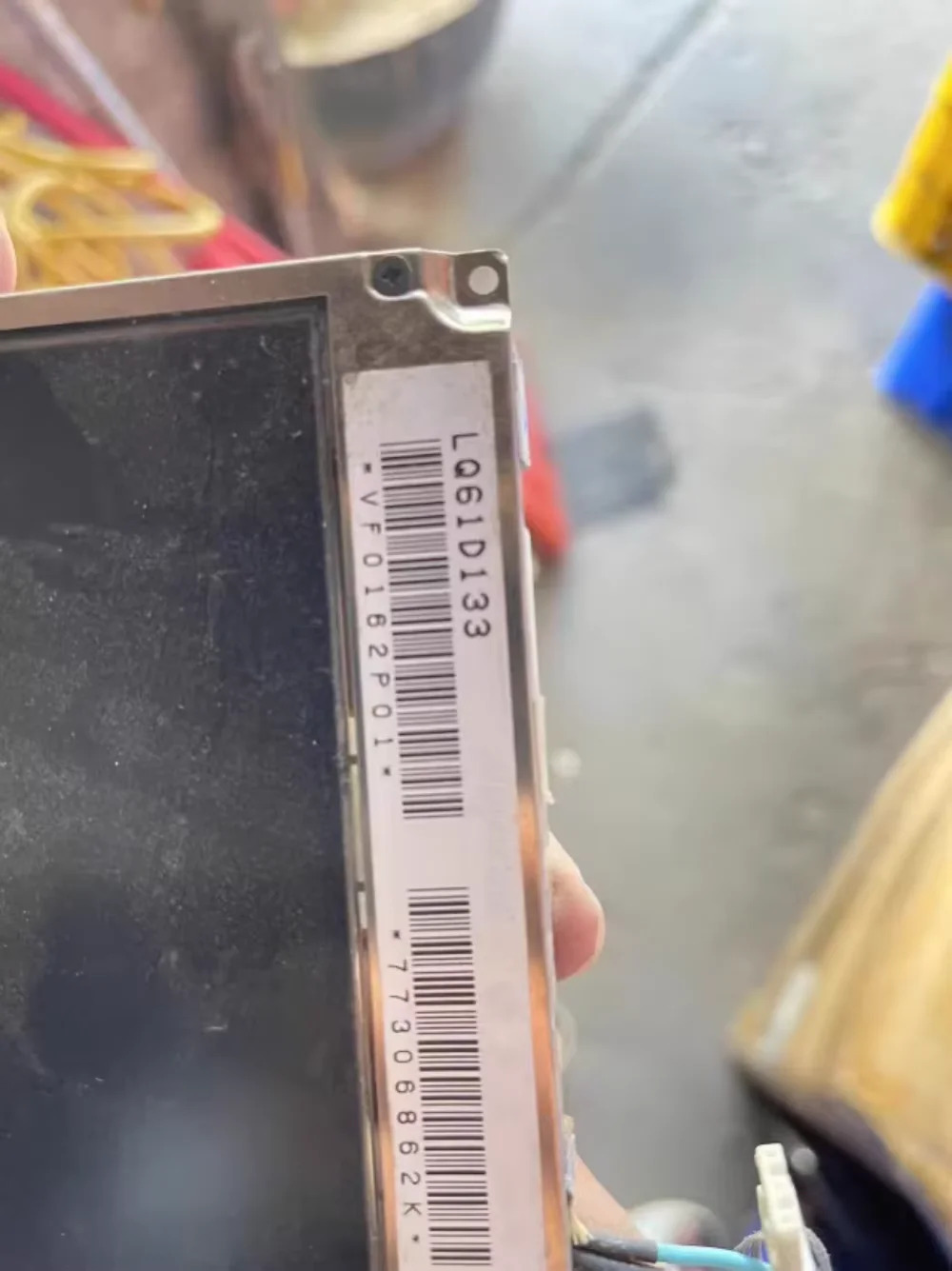 LQ61D133 LCD 디스플레이 화면