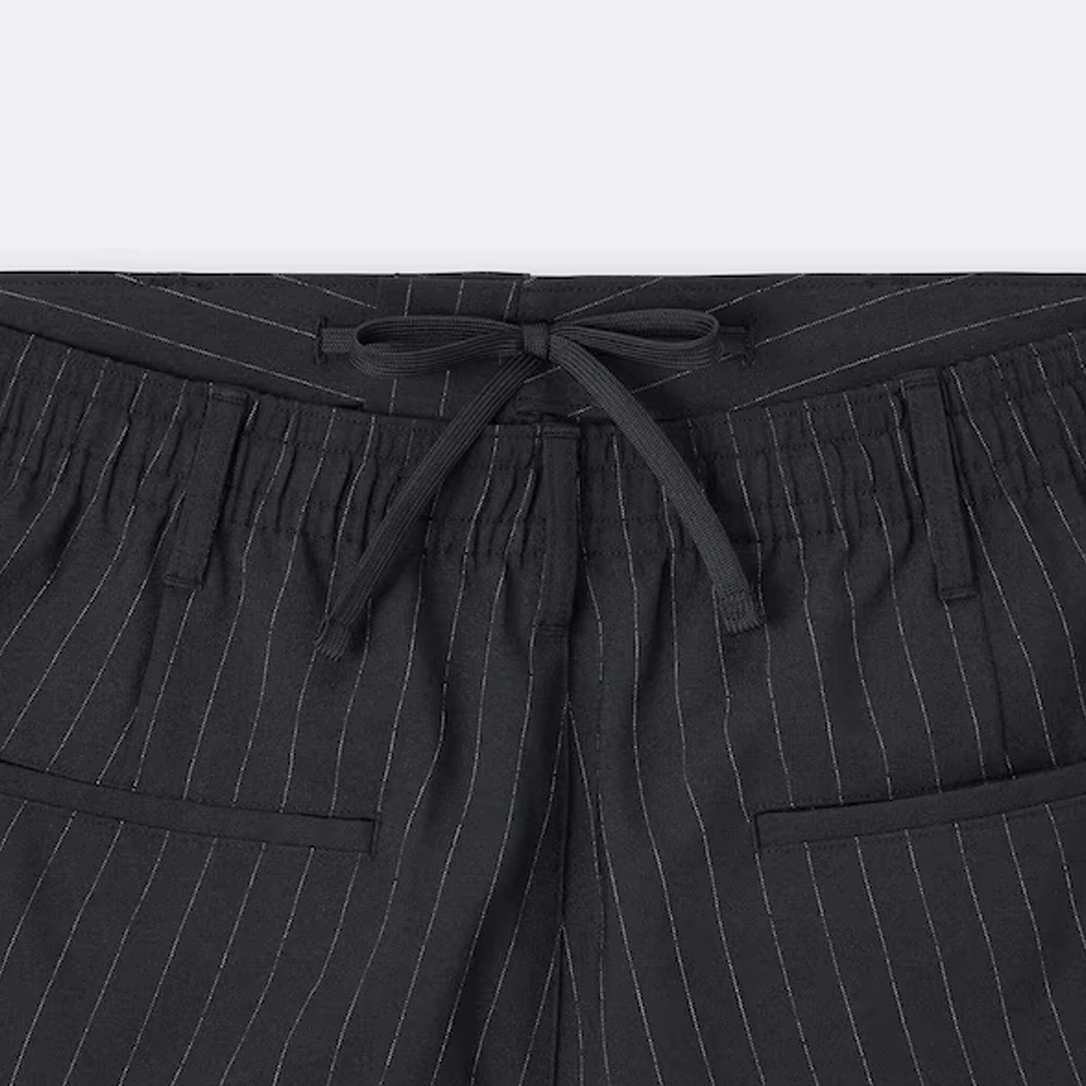 지유 바지 와이드 스트라이프 슬랙스 EC 팬츠 358516 - 상세 이미지 4