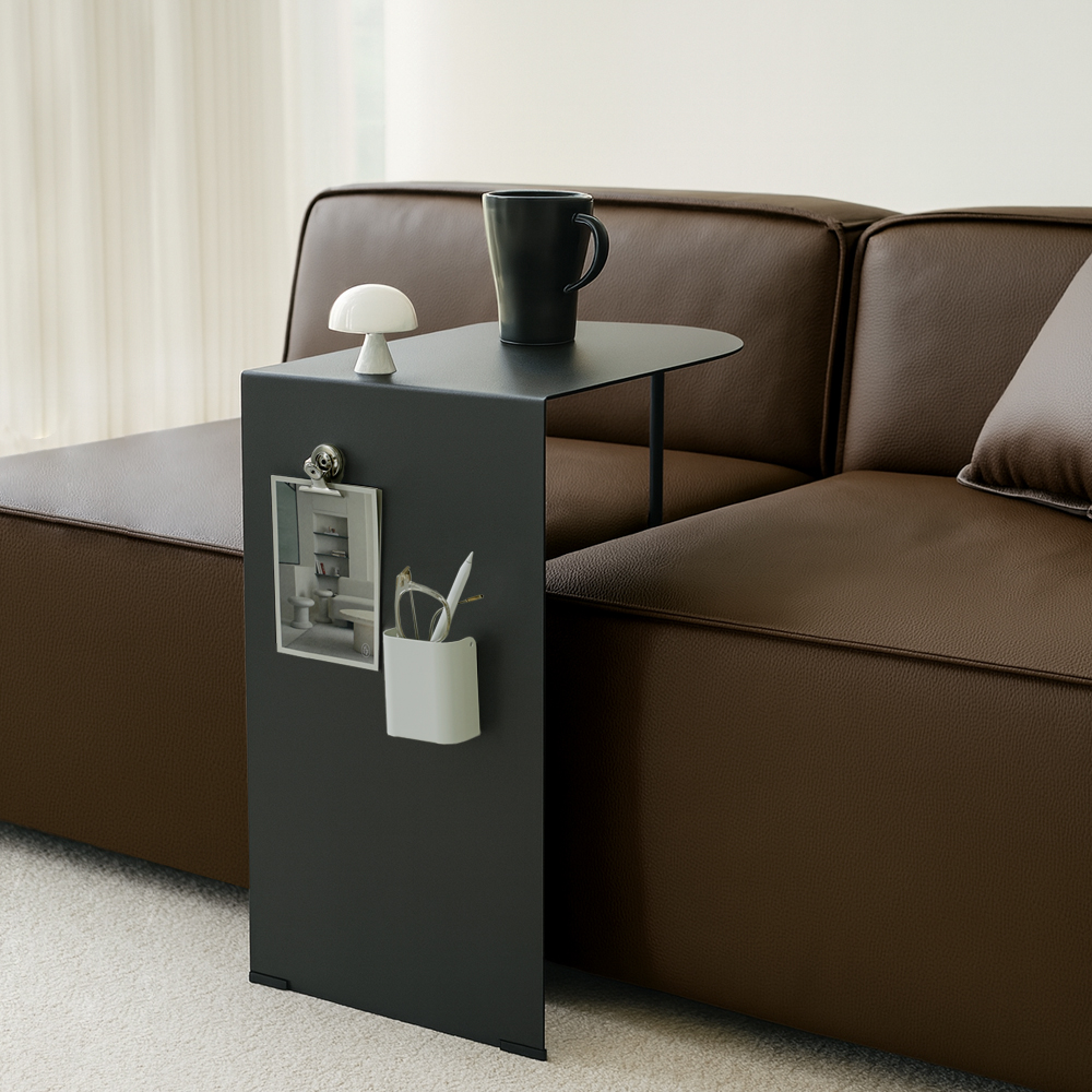 이노센트 레트 철제 사이드 테이블 보조 소파 간이테이블 i105789 블랙