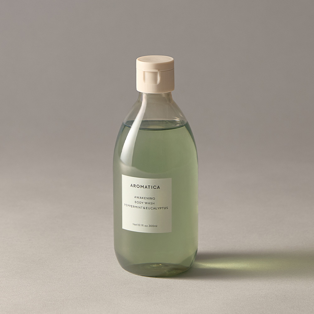[쿨링리프레쉬] 아로마티카 어웨이크닝 바디워시 300ML + 바디오일 100ML 세트 이미지 2