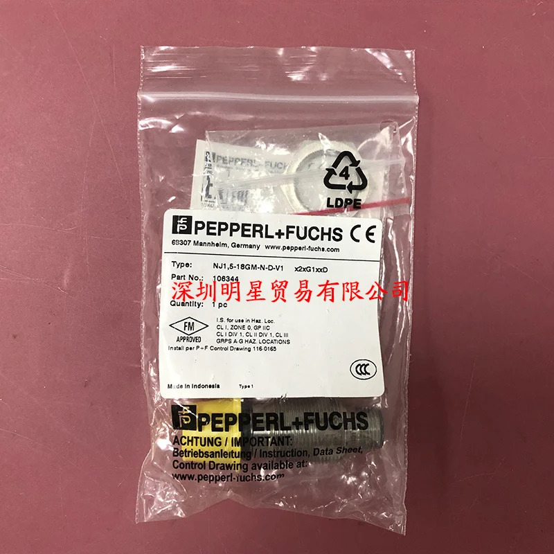 오리지널 다P F 유도 센서 NJ15-18GM호환-N-D-V1 106344 페널티 10