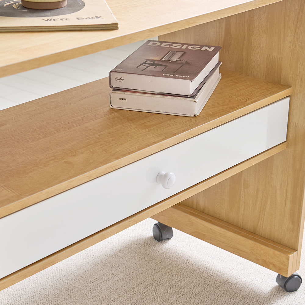 통통 사이드 테이블 책상 이동형 양방향 협탁