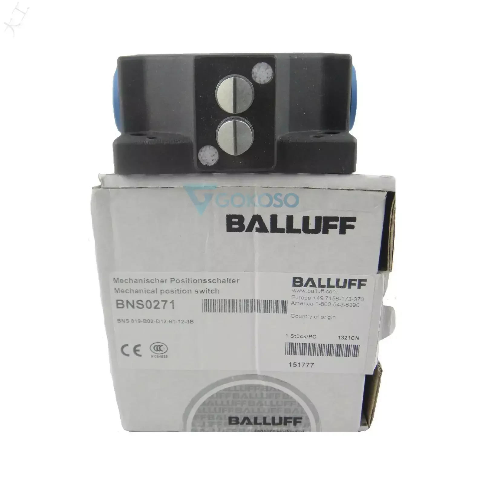 819-B02-D12-61-12-3B NIB BALLUFF 리미트 스위치