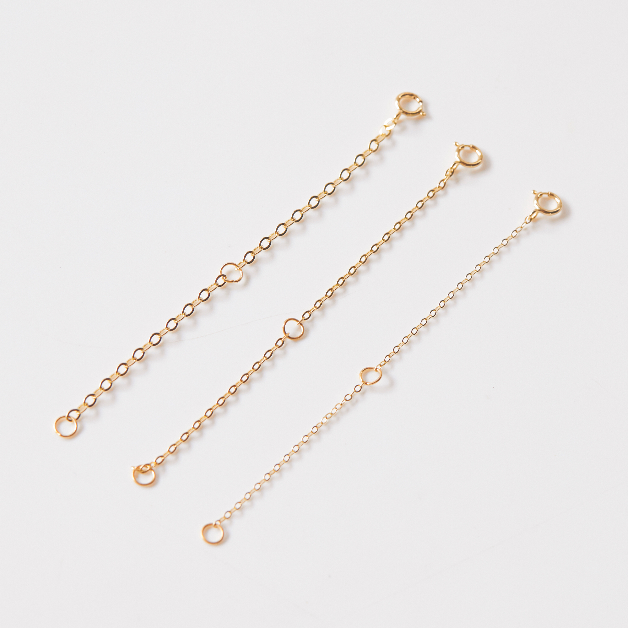 14K 18k 연장체인 보조체인 금 목걸이 팔찌 길이 연장 줄 3CM 5CM 7CM 9CM