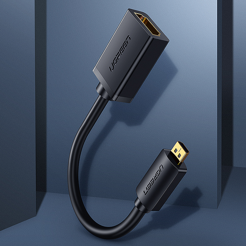유그린 양방향 Micro HDMI M to HDMI F 변환 젠더 케이블 20134 - 상세 이미지 2