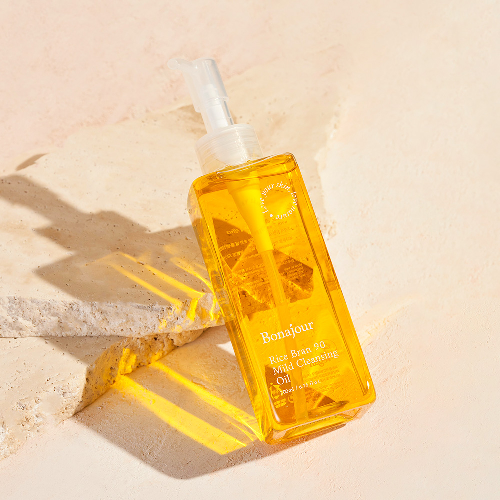 보나쥬르 비건 라이스브랜 90 클렌징오일 200ml - 상세 이미지 3