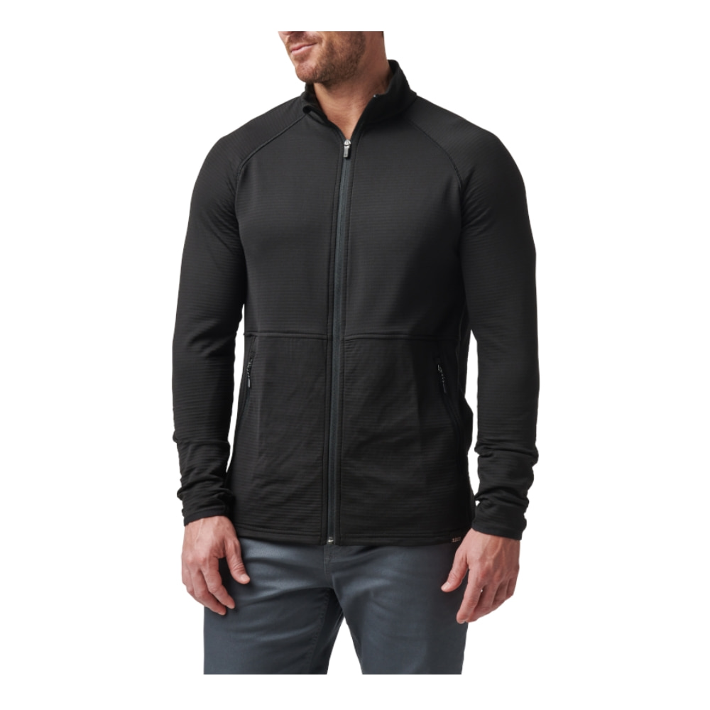 5.11 택티컬 스트라토스 풀 집업 (블랙) - Stratos Full Zip (Black) - 상세 이미지 2