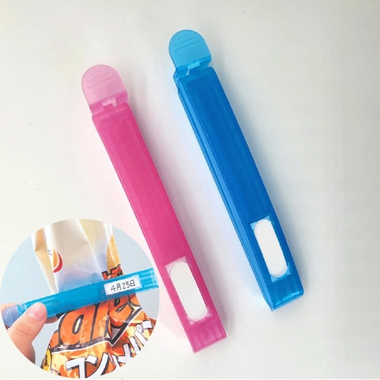 일본 이노마타 네임 밀봉클립L 2P 봉지집게 과자집게 - 메인 이미지