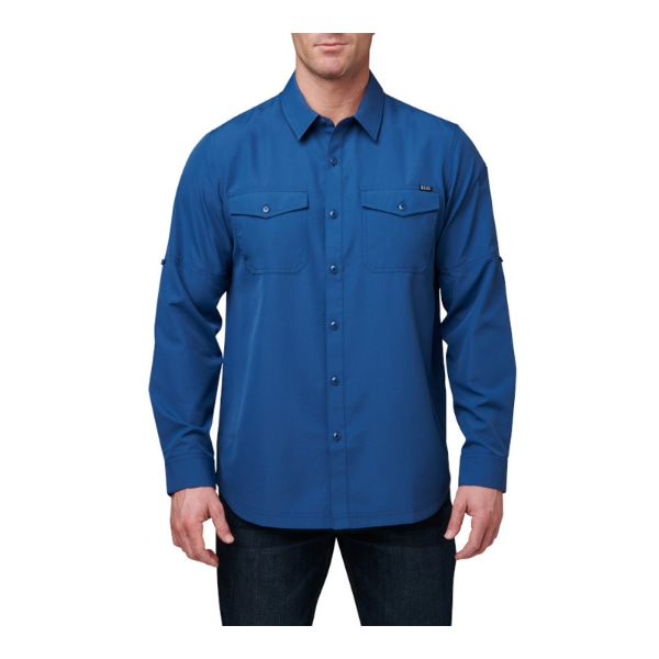 5.11 택티컬 막스맨 롱 슬리브 셔츠 (엔선 블루) - Marksman L/S Shirt (Ensign Blue) - 상세 이미지 2