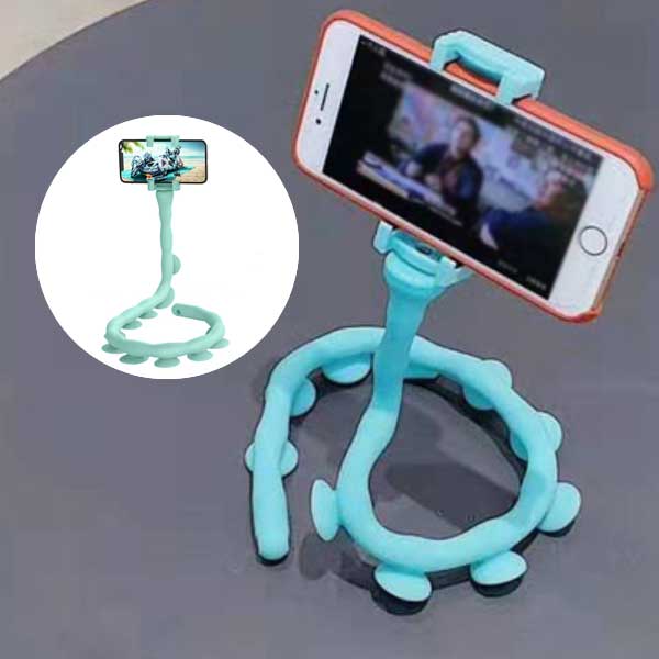 뽁뽁이 흡착 핸드폰 거치대 탁상용 책상 휴대폰 자전거 부착 패드 빨판 자바라 폰거치대