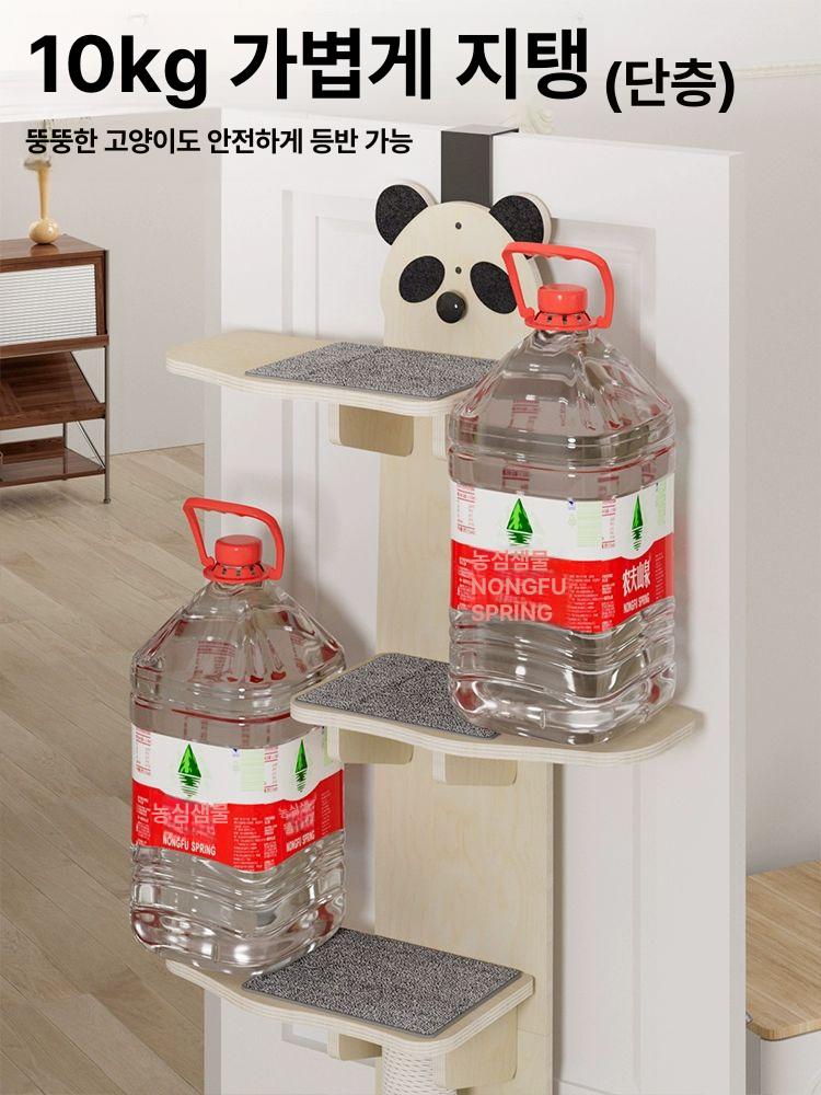 문걸이 캣타워 방문걸이 선반 고양이 캣츠핏 방문 15mm 다층 실목 팬더 - 상세 이미지 3