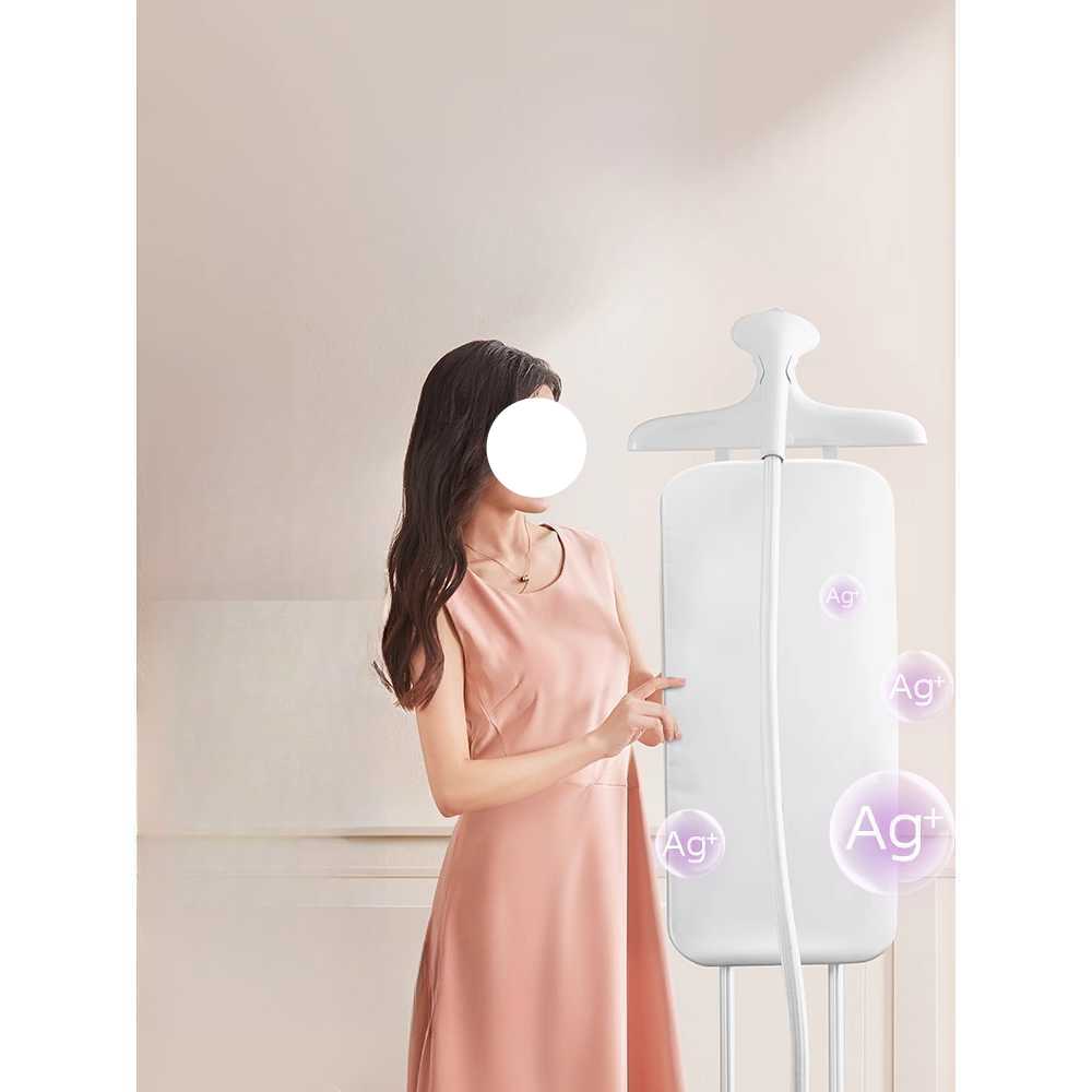 옷걸이 스팀다리미 다기능 스탠드형 의류 주름 펴기 화이트 - 상세 이미지 3