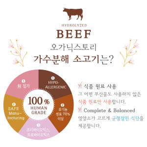 오가닉스토리 가수분해 강아지 피부 알러지 눈물 사료 소고기, 2.4kg,... 솔직 후기 | 실제 사용자 리뷰 총정리 - 상품 이미지 3