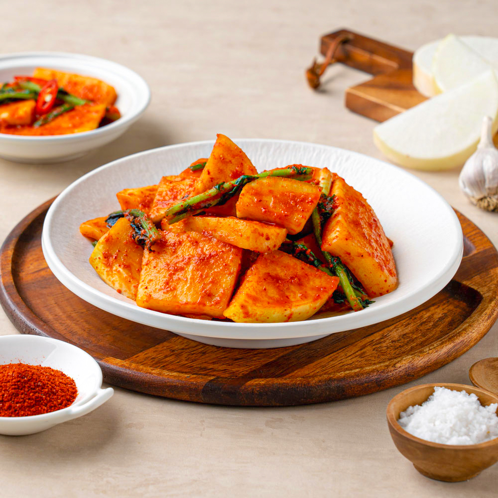 전라도 석박지 1kg 3kg 8kg 국내산 100% 무 김치 당일제조 - 상품 이미지