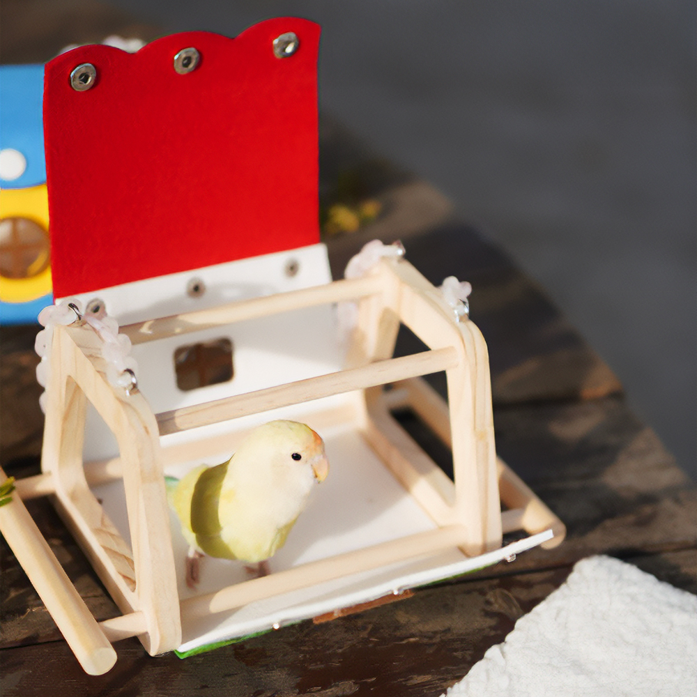 앵무새 은신처 포치 장난감 둥지 놀이터 집 조류 용품