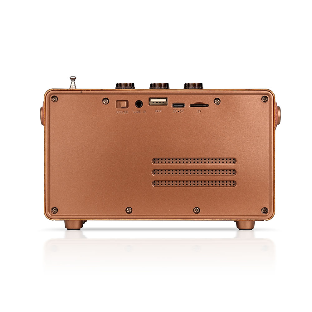 브리츠 BA-MK5 포터블 블루투스 스피커 탁상용 FM 라디오 USB AUX 이미지 6