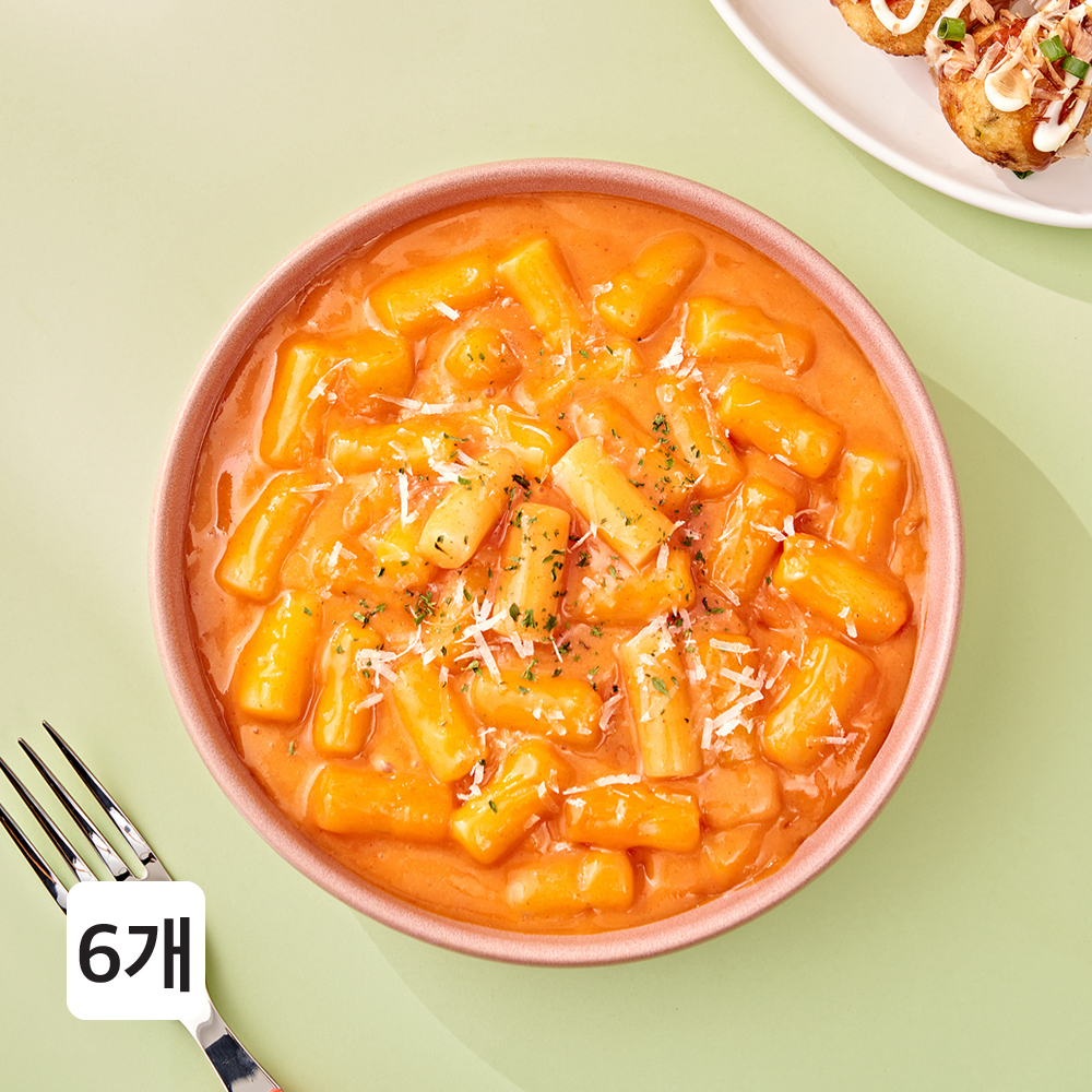 국떡 컵볶이 6개 골라담기 오리지널 까르보 짜장 간편 떡볶이 전자레인지 쌀떡 3분 완성 자취템 쟁여템 실온보관 - 상품 이미지