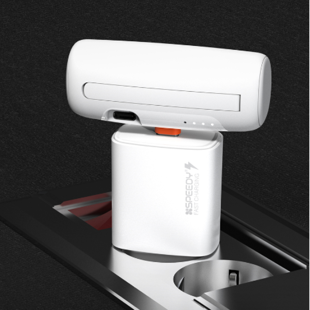 도킹형 보조배터리 고속 5000mAh 소형 C타입 C핀 여행용 휴대용 일체형 - 상세 이미지 3