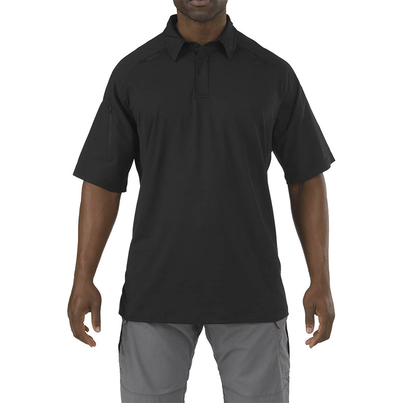 5.11 택티컬 라피드 퍼포먼스 폴로 반팔 셔츠 (블랙) - Rapid Performance Polo Short Shirt (Black)