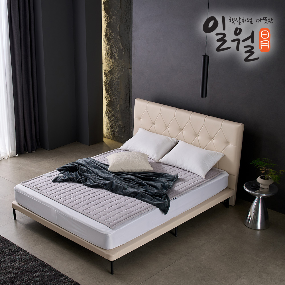 일월 전기매트 프리미엄 순면 토퍼 분리난방 초절전형 워셔블 탄소 카본매트 더블