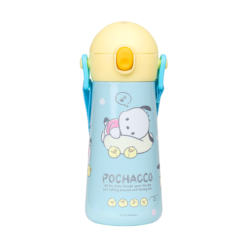 릴팡더보틀 몰리 어깨끈 원터치텀블러 스텐 어린이 물병 어린이집 초등 산리오 포켓몬 뽀로로
