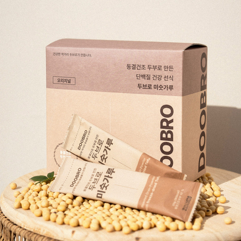 두브로 미숫가루 스틱 단백질 동결건조 두부 20g 25포, 1개