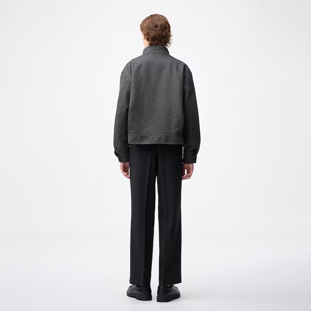 지유 바지 와이드 스트라이프 슬랙스 EC 78.5cm 팬츠 359668 - 상세 이미지 3