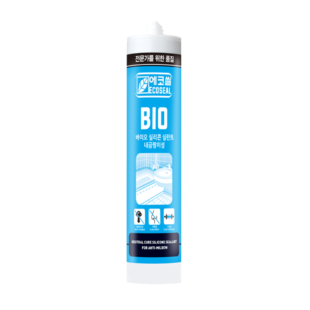 욕실용 실리콘 실란트 에코실 BIO 백색 270ml 수달코리아 - 상품 이미지