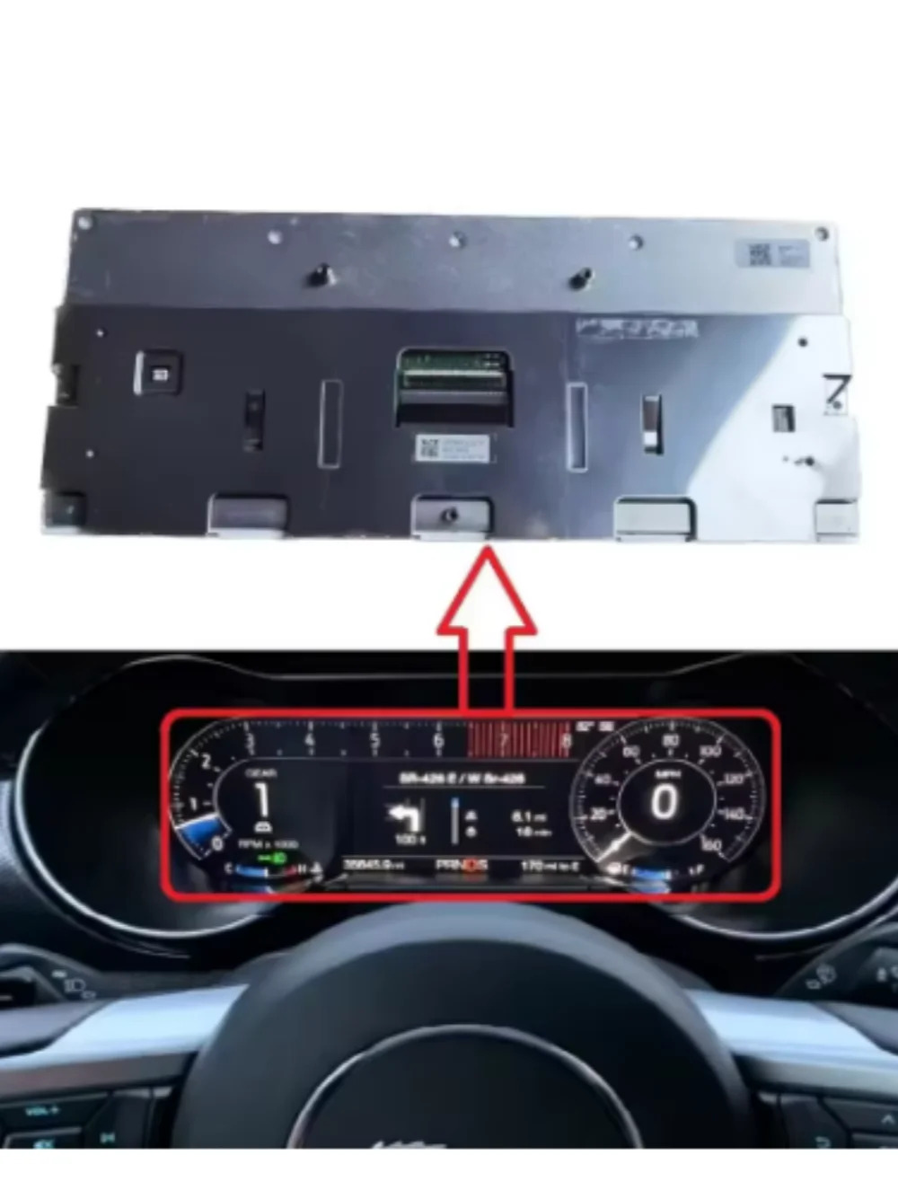 포드호환 머스탱 디지털 게이지 계기판 수리 LCD 화면 LS124M5LZ01A LS124M5LZ01 12.4 디스플레이