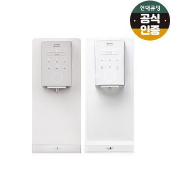 [일시불]현대큐밍 더슬림마이핏 냉온정수기 미들형 HQPM11C 화이트 베이지 직수