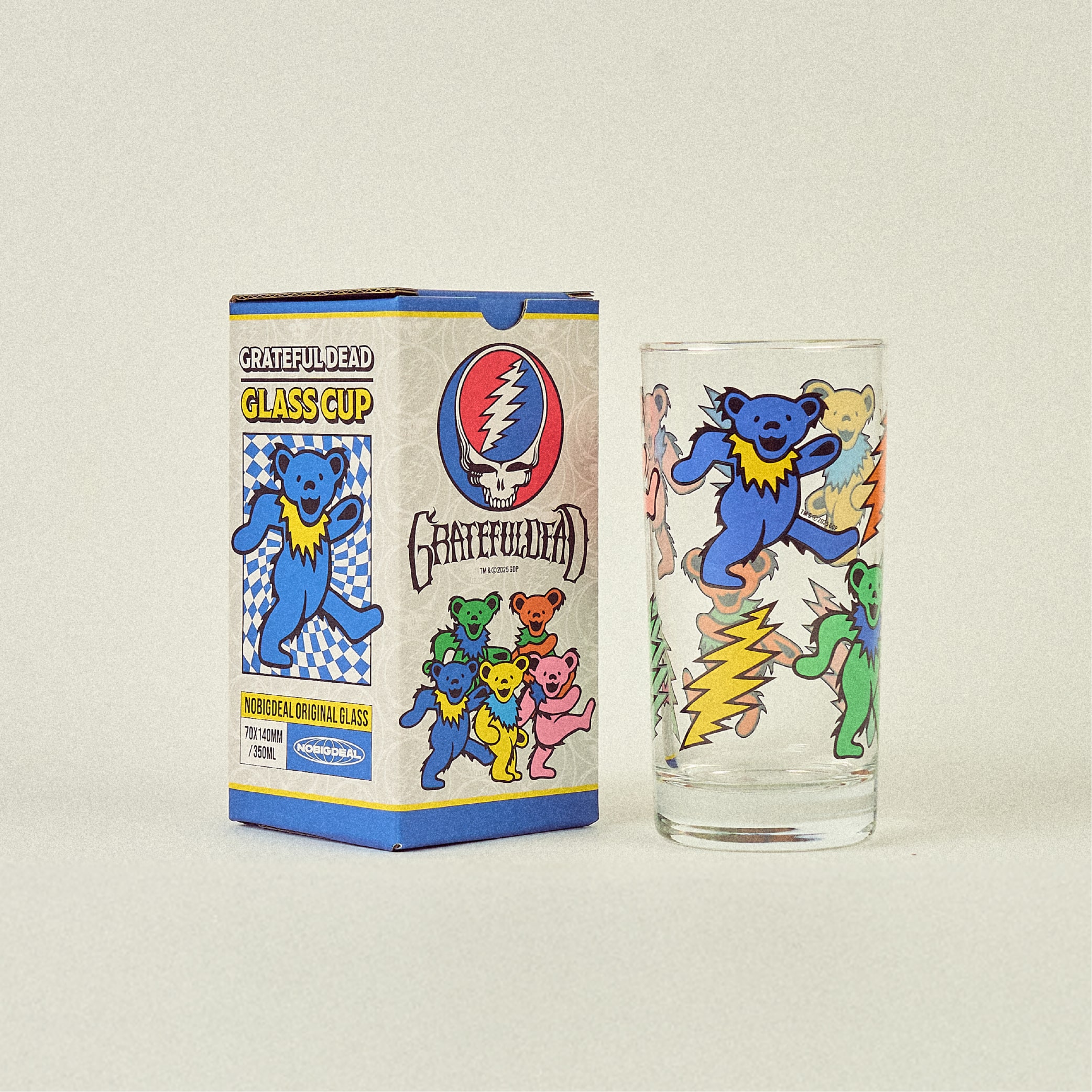 노빅딜 그레이트풀 댄싱 베어 글라스 2종 택1 350ml 유리컵 - 상세 이미지 3