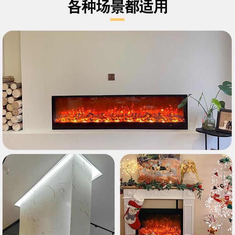 벽난로모형 LED 가구 장작 인테리어 꾸미기 유럽식 680 - 상세 이미지 2