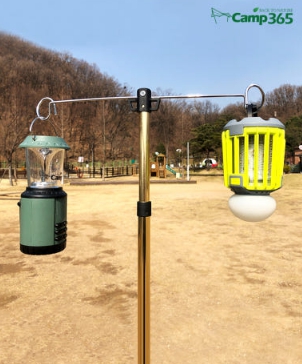 [캠프365] 투웨이 3단 접이식 다용도 캠핑 랜턴걸이 / 최대 높이 240cm 양방향 - 상세 이미지 3
