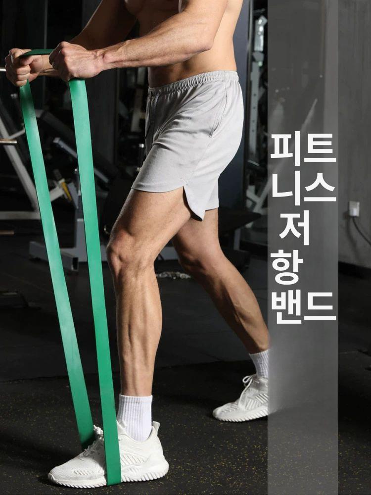 벌킨 그립 헬스 핸들 이두 삼두 홈트 그린 50-125lb 전문가용 턱걸이 가능 - 상세 이미지 2