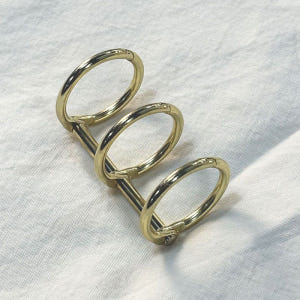 셀프 제본 바인더링 메탈 삼공링 3공 D링 O링 루즈링 바인더 제작 3단... 실사용 후기 | 효과 있을까? - 상품 이미지 4