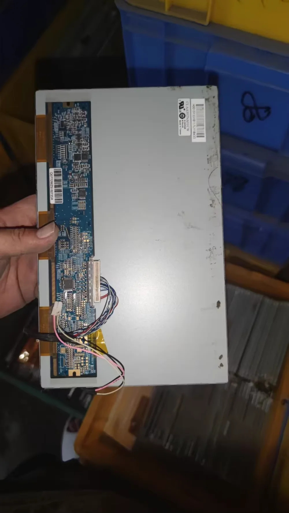 CLAA102NA01CW 포장 LCD 디스플레이 화면