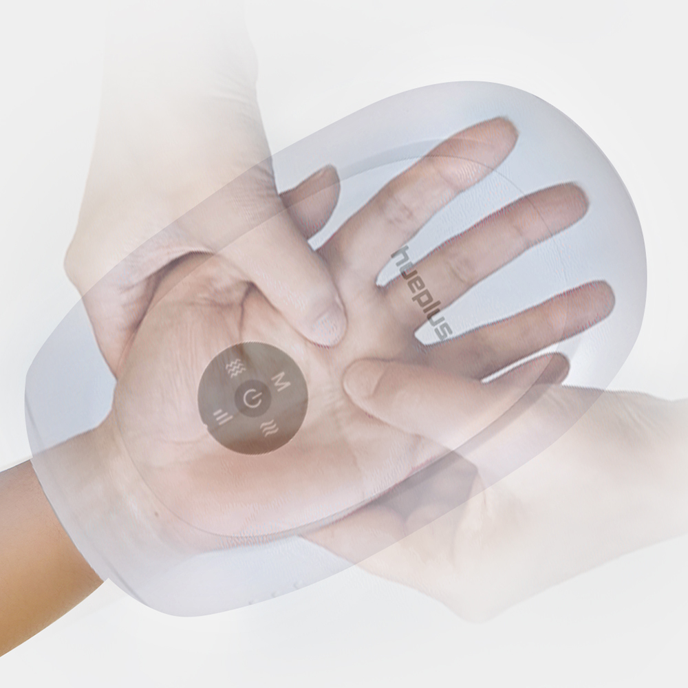 [히든코드]휴플러스 손가락분리형 손 마사지기 CORDZERO-HR31W  공기압 주무름 온열 진동 안마기+Npay1,000원적립