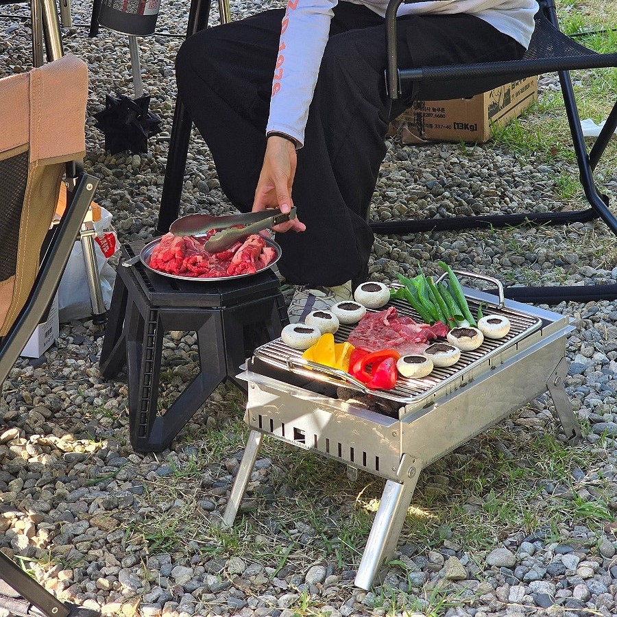 디바디바 화로대 숯불 바베큐 접이식 화로대 캠핑그릴 숯불화로 불멍 캠핑화로